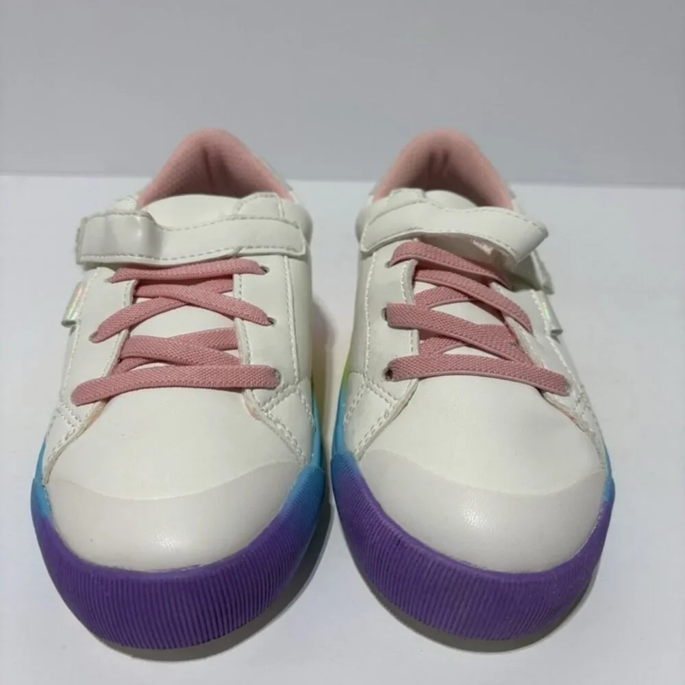 Dr. Scholl’s Little Kids’ Time Off Sneakers White, Girls’ Size 12 M